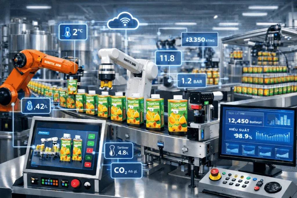 TropicSun: Khi nước ép trái cây gặp gỡ công nghệ vận hành 4.0